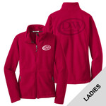 L217 - D253-S10.0 - EMB - Ladies Fleece Jacket with Laser Etch Back